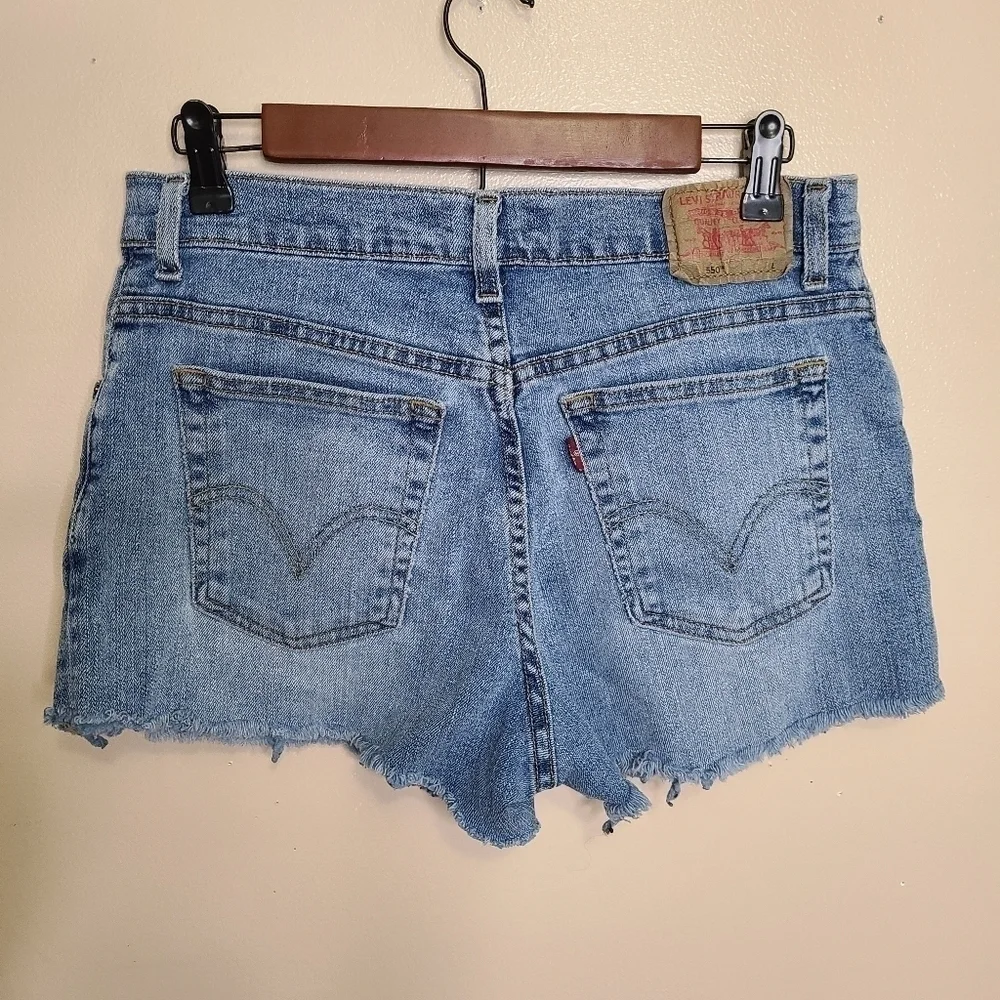 Levi's Denim Raw Hem Shorts